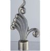 the shape of the hand curtain rod finial