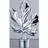 maple leaves curtain rod finial